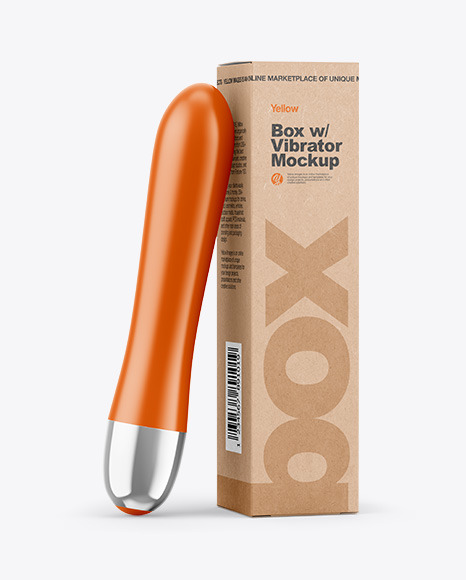 Kraft Box w/ Vibrator Mockup