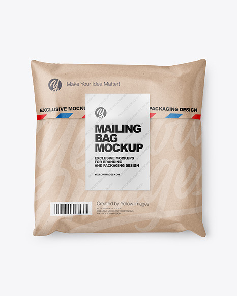 Kraft Paper Mailing Bag Mockup