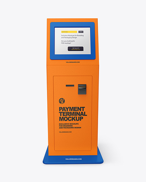 Textured Payment Terminal Mockup