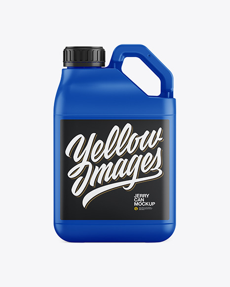Matte Jerry Can Mockup