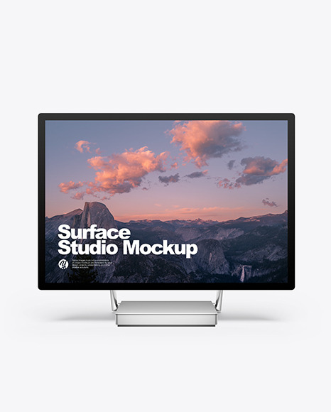 Microsoft Surface Studio Mockup