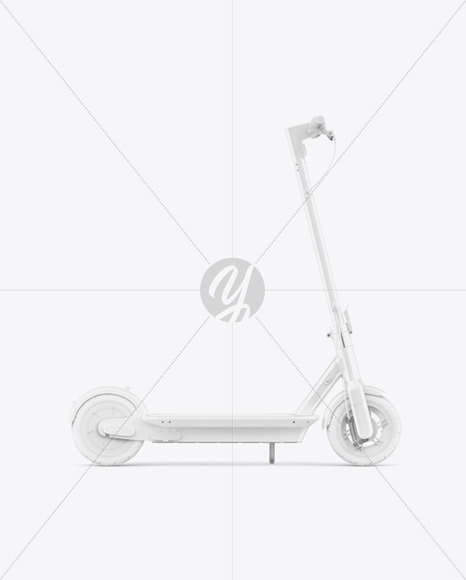 Electric Scooter Mockup - Side View