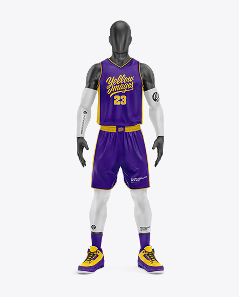Basketball Kit Mockup - Front View