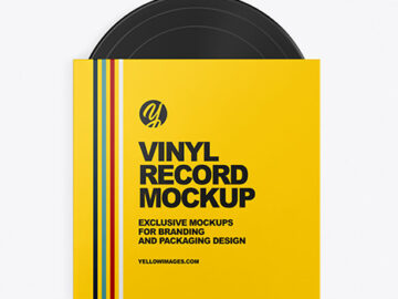 Vinyl Record Sleeve Mockup