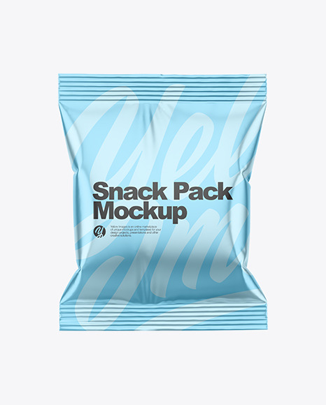Metallic Snack Pack Mockup