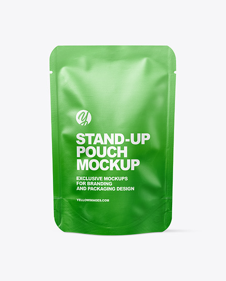 Matte Stand-up Pouch Mockup