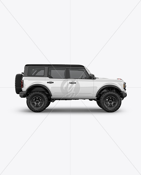 Off-Road SUV Mockup - Side View