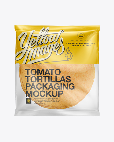 Tomato Tortillas Packaging Mockup