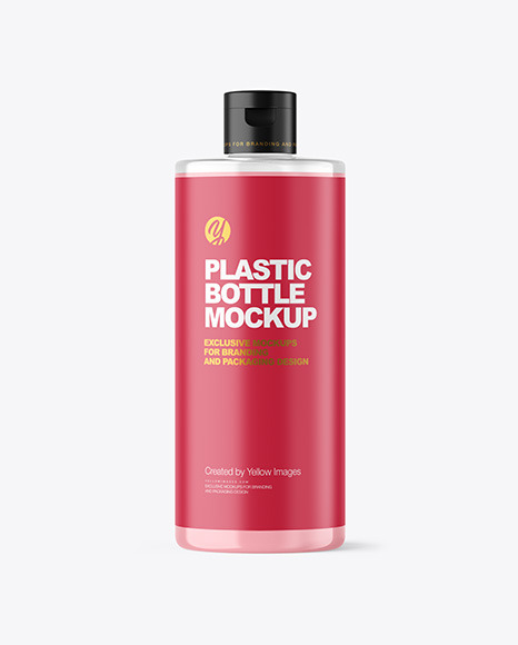 Clear Liquid Soap Cosmetic Bottle Mockup