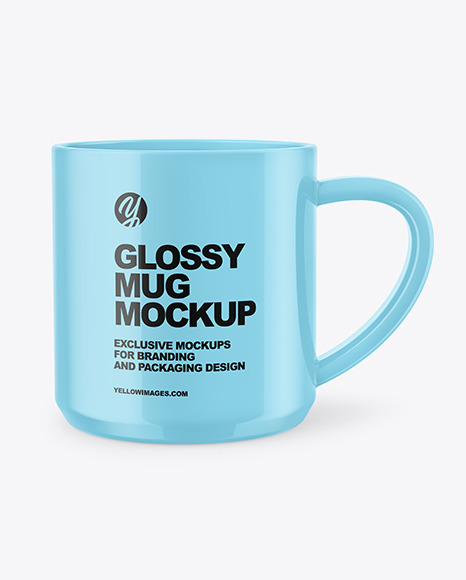 Glossy Mug Mockup