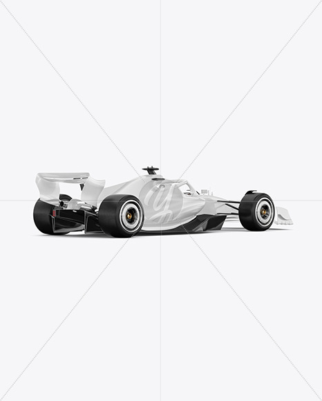 Formula-1 2022 Mockup - Back Half Side View