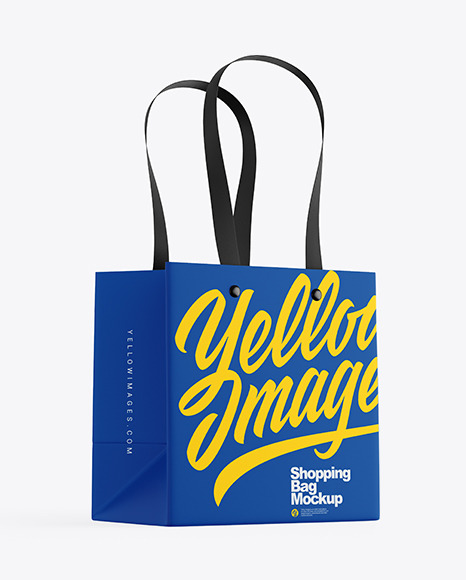 Matte Shopping Bag Mockup
