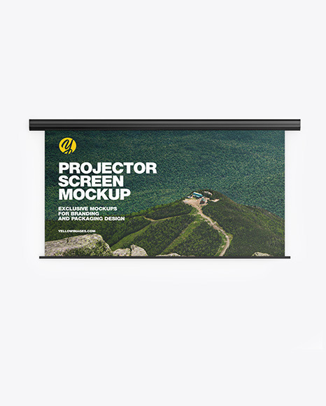 Projector Screen Mockup