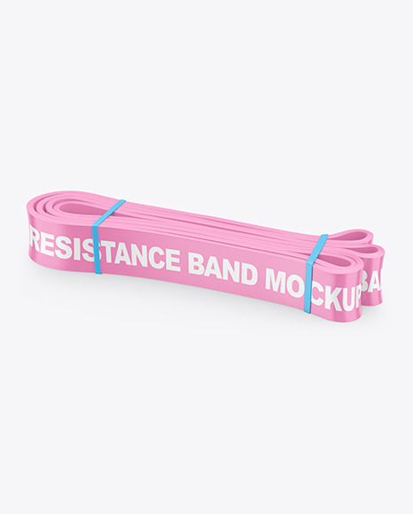 Glossy Resistance Band Mockup