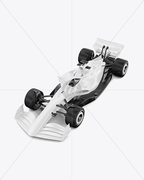 Formula-1 2022 Mockup - Half Side View (High Angle Shot)