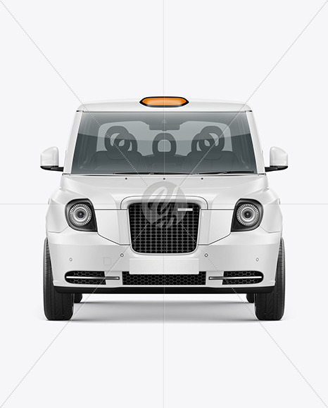 Electric Cab Mockup - Front View