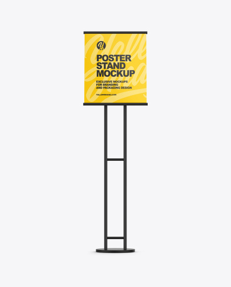 Stand with Poster Mockup