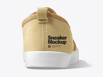 Sneaker Mockup - Back View