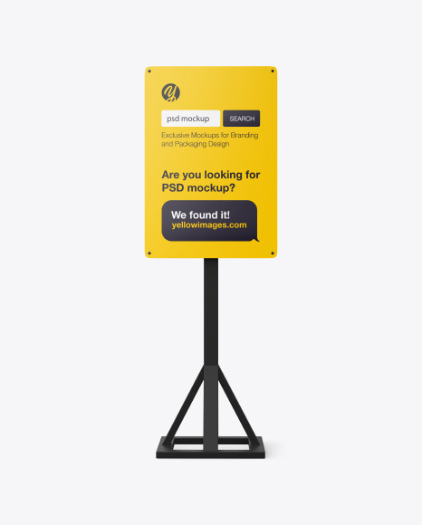 Promotional Advertising Stand Mockup