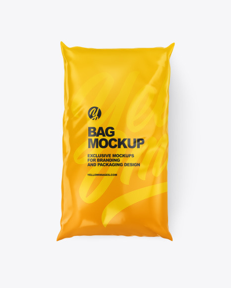 Plastic Bag Mockup - Top View