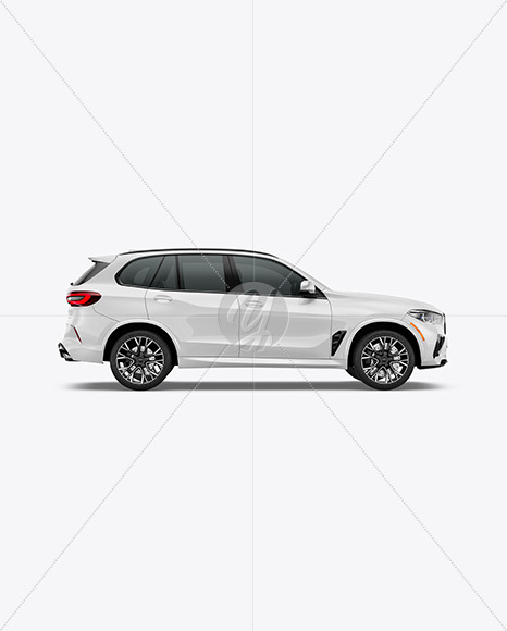 Crossover SUV Mockup - Side View