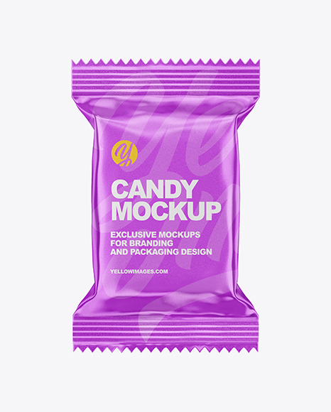 Metallized Candy Pack Mockup
