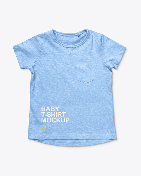 Baby Melange T-Shirt Mockup