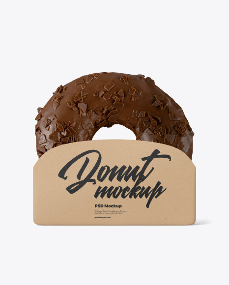 Donut with Holder Mockup