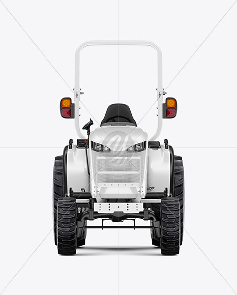 Mini Tractor Mockup - Front View