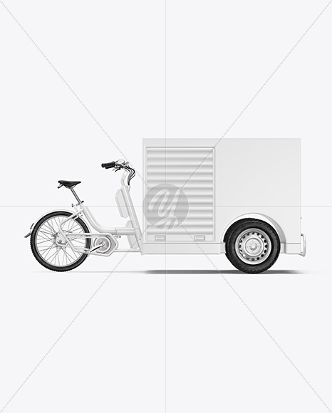 Cargo Bike Mockup - Side View