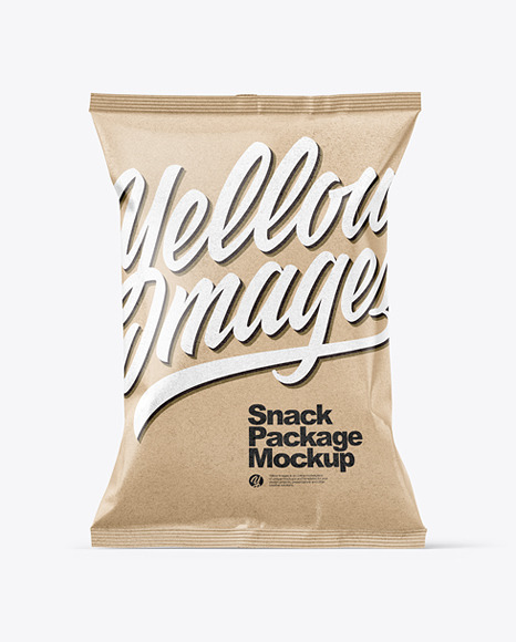Kraft Paper Snack Pack Mockup