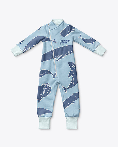 Baby Coverall Mockup