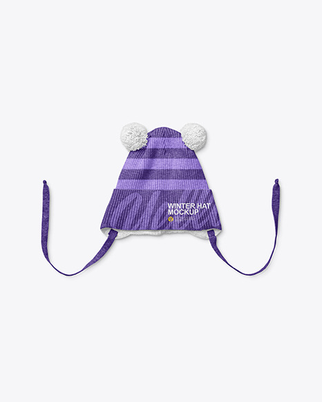 Baby Winter Hat Mockup