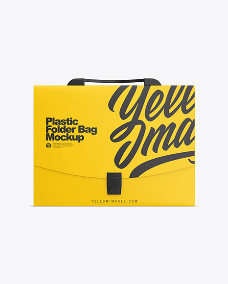 Plastic Folder Bag Mockup