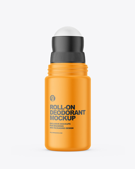 Matte Roll-On Deodorant Mockup