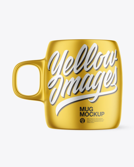 Metallic Mug Mockup