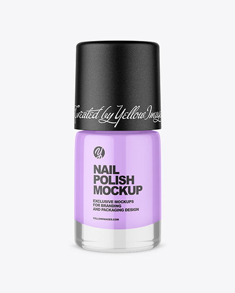 Nail Polish Bottle Mockup