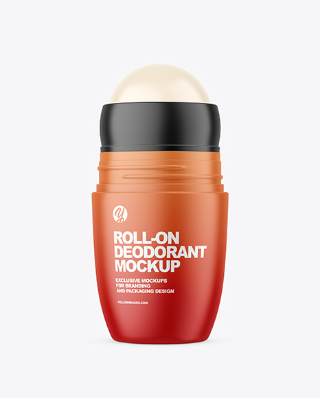 Matte Roll-On Deodorant Mockup