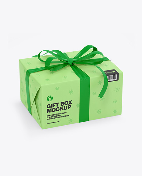Gift Box Mockup