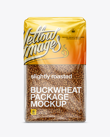 Buckwheat Package Mockup