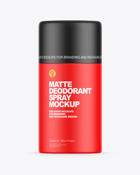 Deodorant Spray Mockup