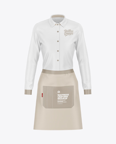 Waitress Uniform Mockup