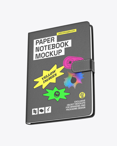Textured Notebook Mockup