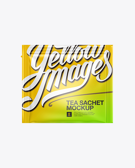 Tea Sachet Mockup