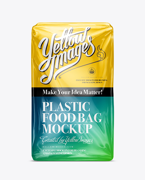 Plastic Food Package Mock-Up