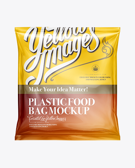 Plastic Pack For Food Mock-Up