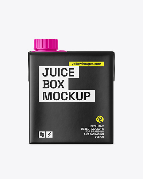 Juice Box Mockup