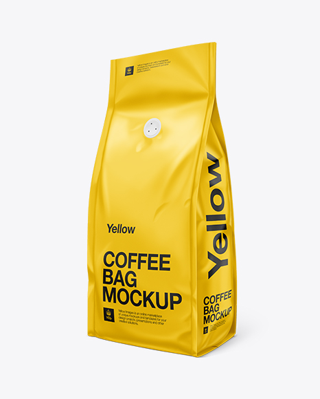 Coffee Bag w/ Valve Mock-Up
