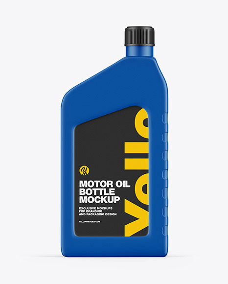 Motor Oil Bottle Mockup