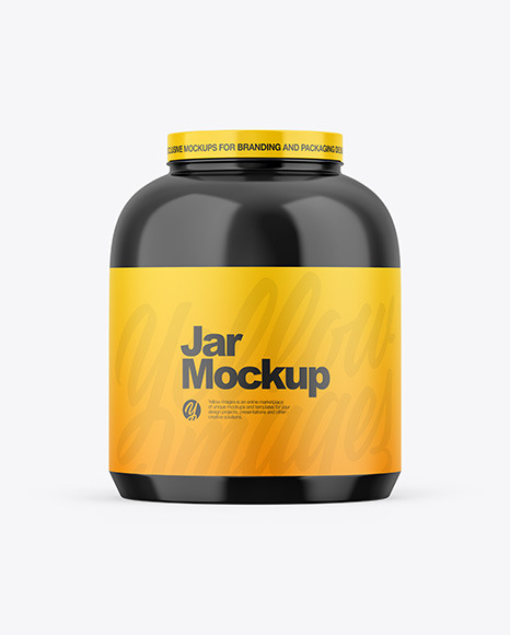 Glossy Jar Mockup